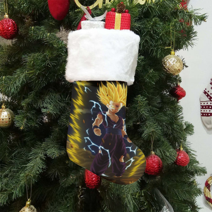 Gohan Super Saiyan 2 Christmas Socks