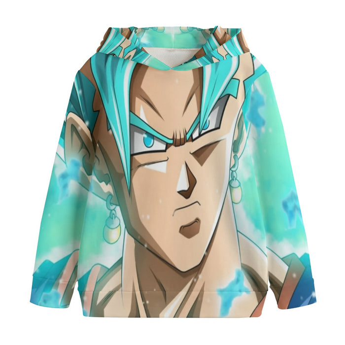 Dragon Ball Super Vegito Blue Super Saiyan Cool 3D Kids' Hoodie