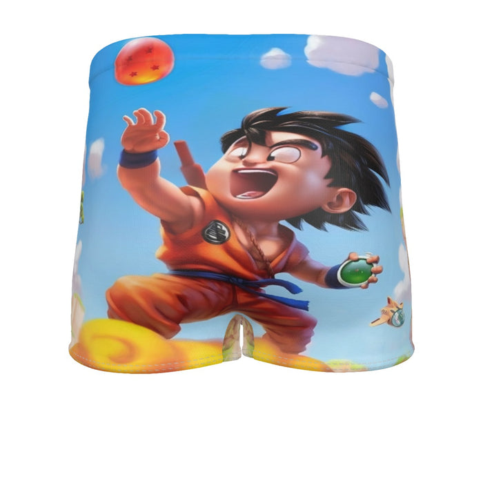 Dragon Ball Goku Kid Ride Flying Nimbus Cute Dope Streetwear Men's Boxer Briefs