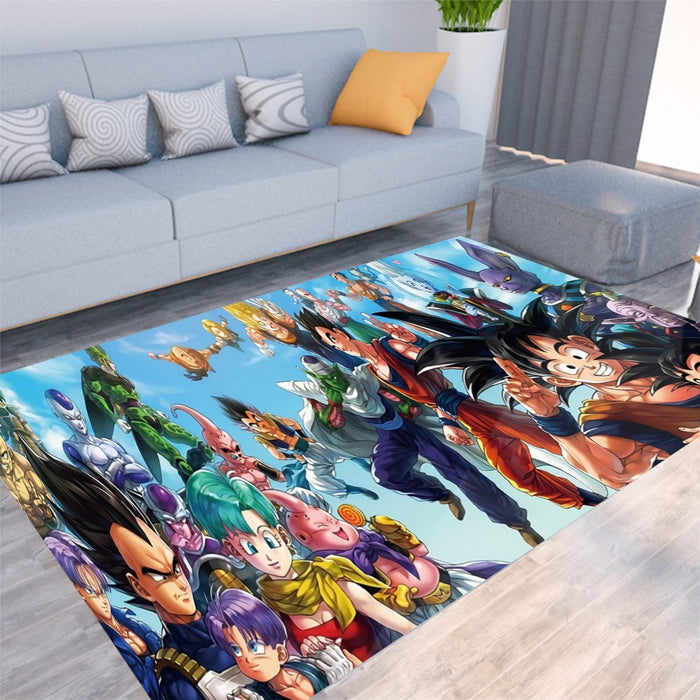 Dragon Ball Z Characters Rug