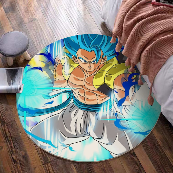 Super Saiyan Blue Gogeta Round Mat