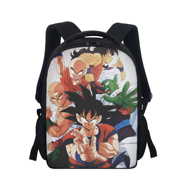 Dragon Ball Goku Piccolo Krillin Heroes Group Awesome Design Backpack