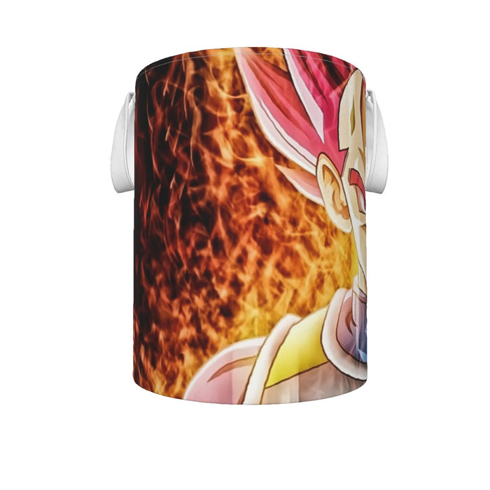 Dragon Ball Super Saiyan God Red Vegeta Cool Casual Laundry Basket