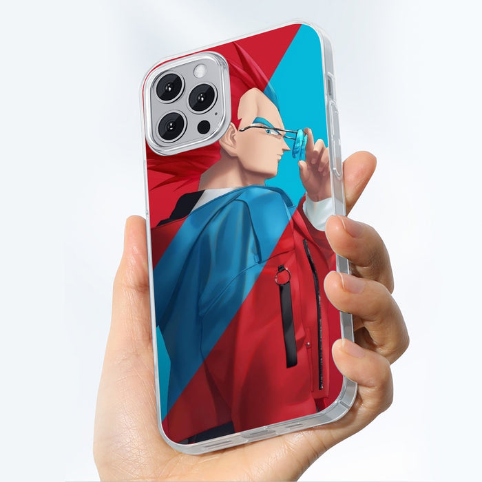 Cool Vegeta Businessman Design Dragon Ball Z Iphone 14 Case