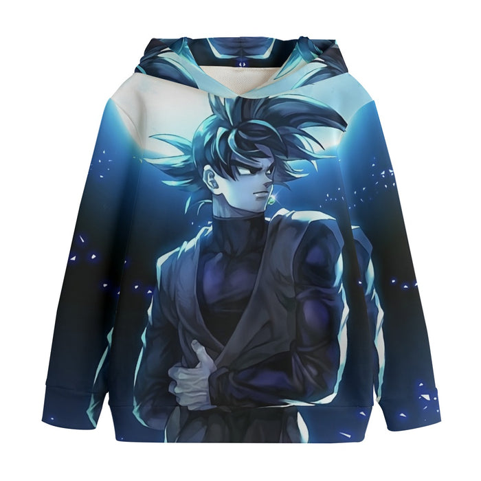 Dragon Ball Super Goku Black Cool Night Blue Sea Kids' Hoodie