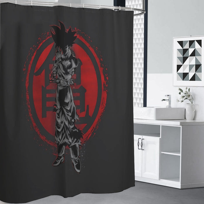 Dragon Ball Z Goku's Logo Shower Curtain