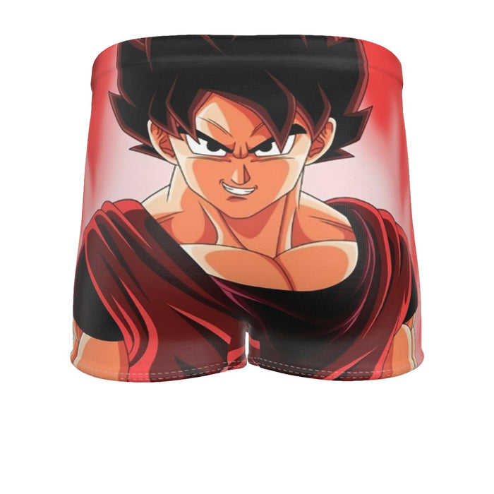 Dragon Ball Super Saiyan Goku Kaioken Epic Red Casual Men's Boxer Briefs