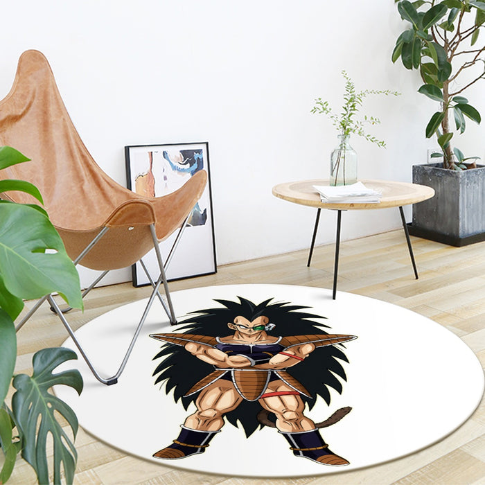 Dragon Ball Z Cool Saiyan Raditz Pride and Proud Round Mat