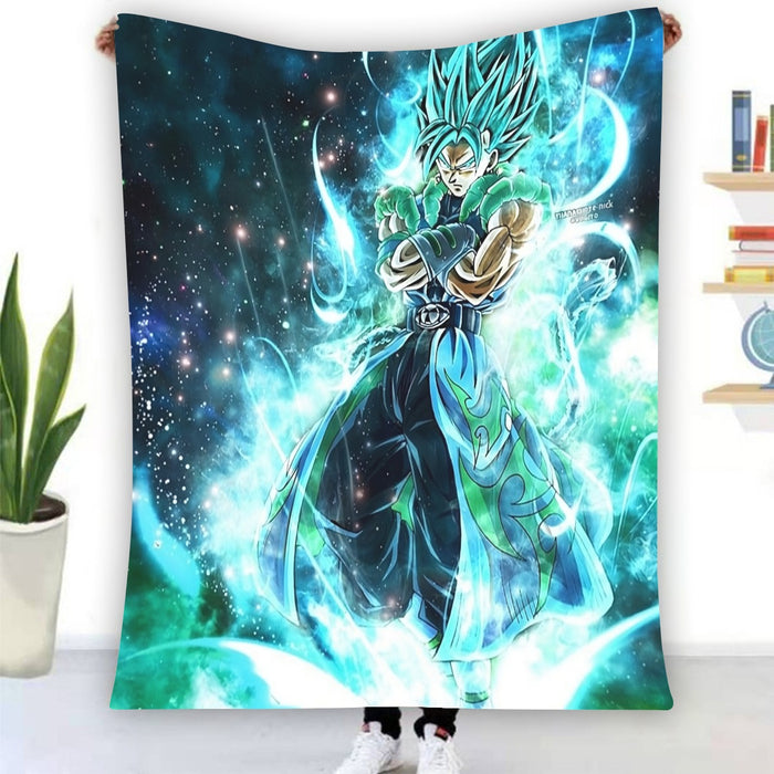 Dragon Ball Gogito 2 Blue Super Saiyan Kaioken Cool Blanket