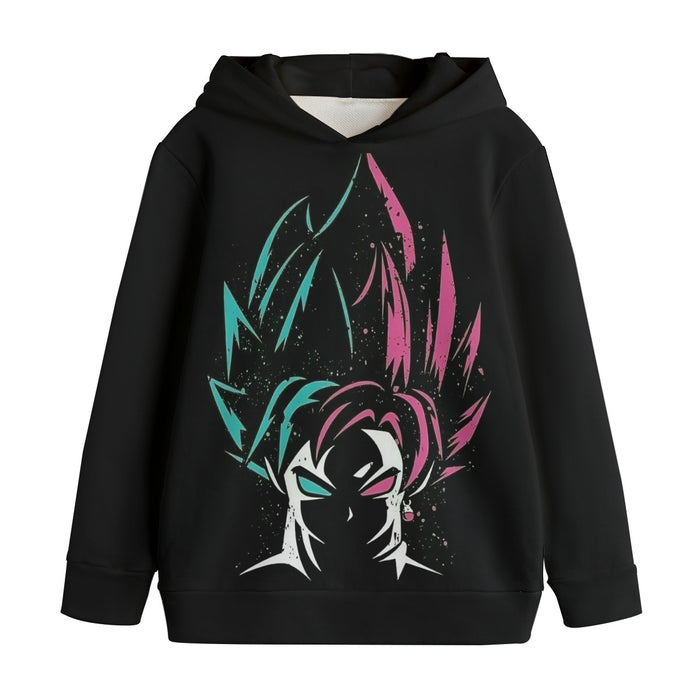 DBZ Goku Super Saiyan God Blue Rose SSGSS Dope Design Kids' Hoodie