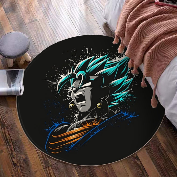 Dragon Ball Super  SSJ Blue Goku Rage Round Mat