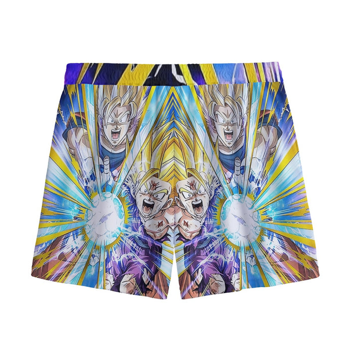 Dragon Ball Teen Gohan Dokkan Battle Super Saiyan 3 Cool Mesh Shorts