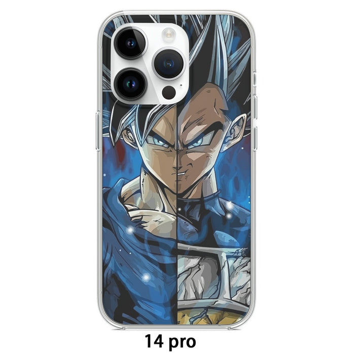 Dragon Ball Z Shirt  SSJ Goku x SSJ Vegeta Fusion Iphone 14 Case