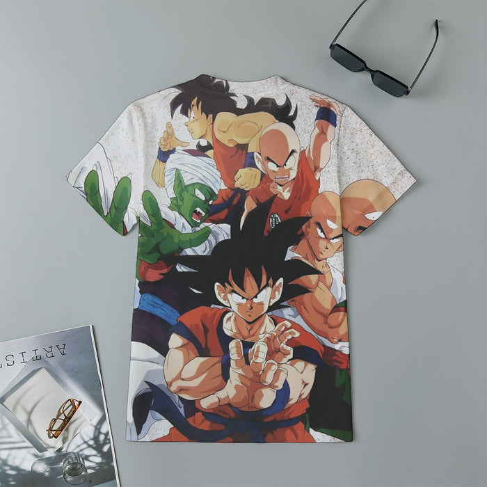 Dragon Ball Goku Piccolo Krillin Heroes Group Awesome Design Kids T-Shirt