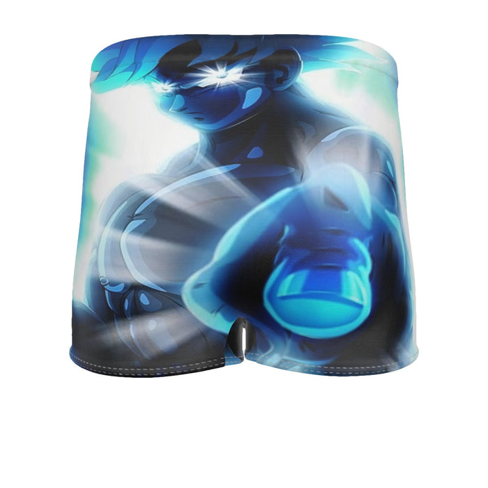 Dragon Ball Super Blue Son Goku Epic Ultra Instinct Men's Boxer Briefs