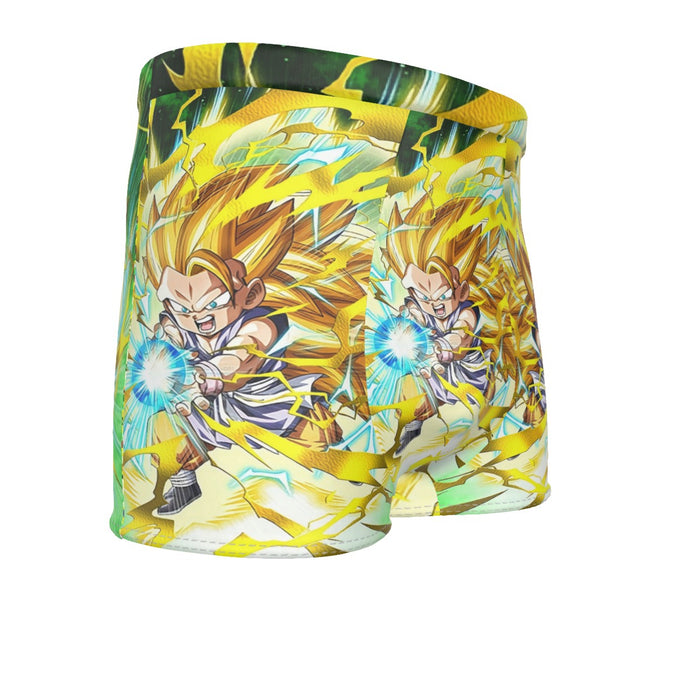 Dragon Ball Kid Goku SSJ3 Kamehameha Men's Boxer Briefs