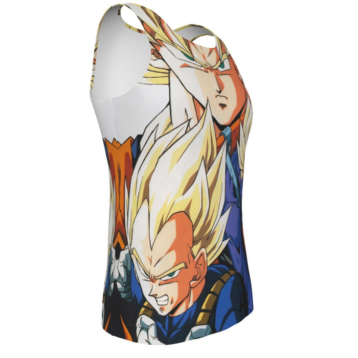 Dragon Ball Goku Vegeta Trunks Super Saiyan Power Heroes Cool Trending Design Tank Top