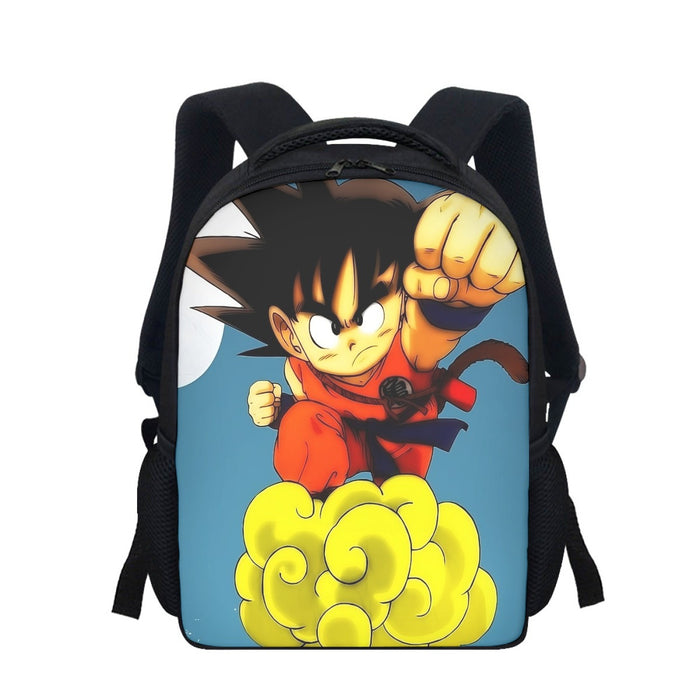 Young Goku Kid Flying Cloud Fight 3D Dragonball Backpack
