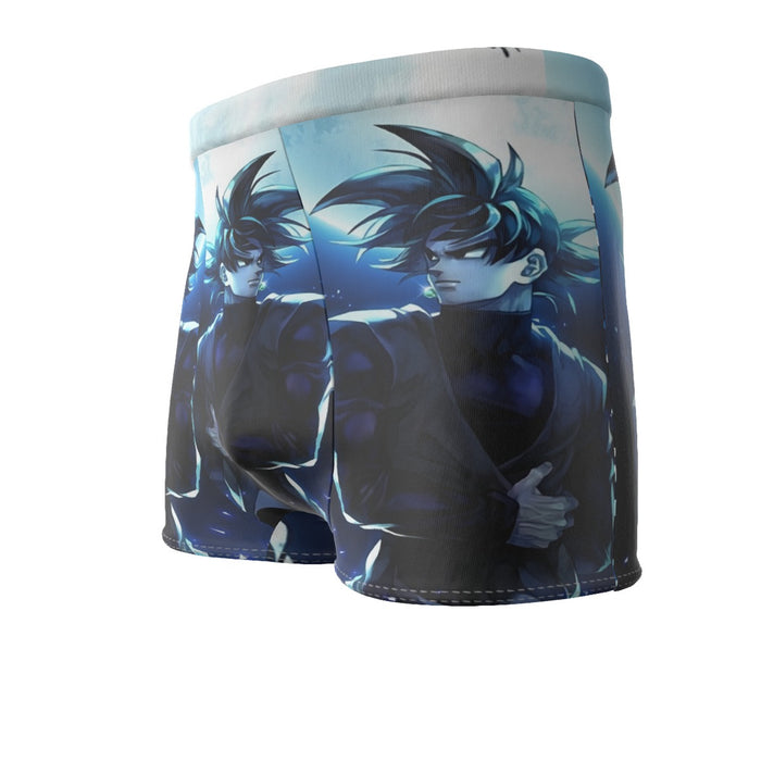 Dragon Ball Super Goku Black Cool Night Blue Sea Men's Boxer Briefs