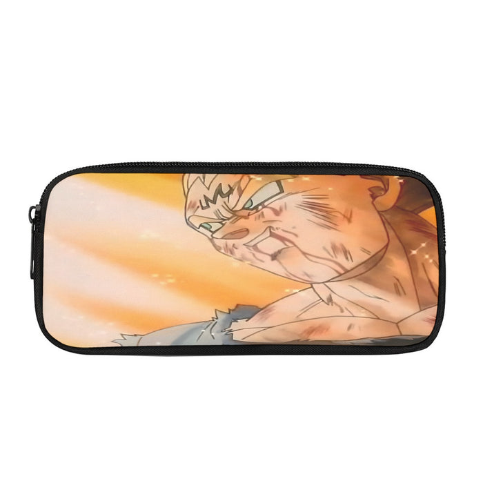 Majin Vegeta Sacrifice Battle Super Saiyan Extraordinary 3D Pencil Bag