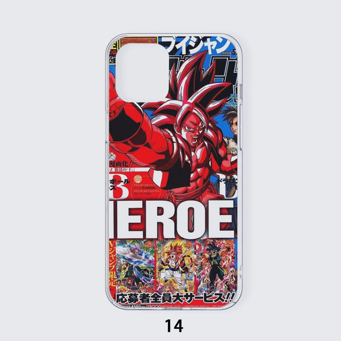 Japan Magazine Full Cover Gogeta Heroe SSJ4 Stylish 3D Iphone 14 Case