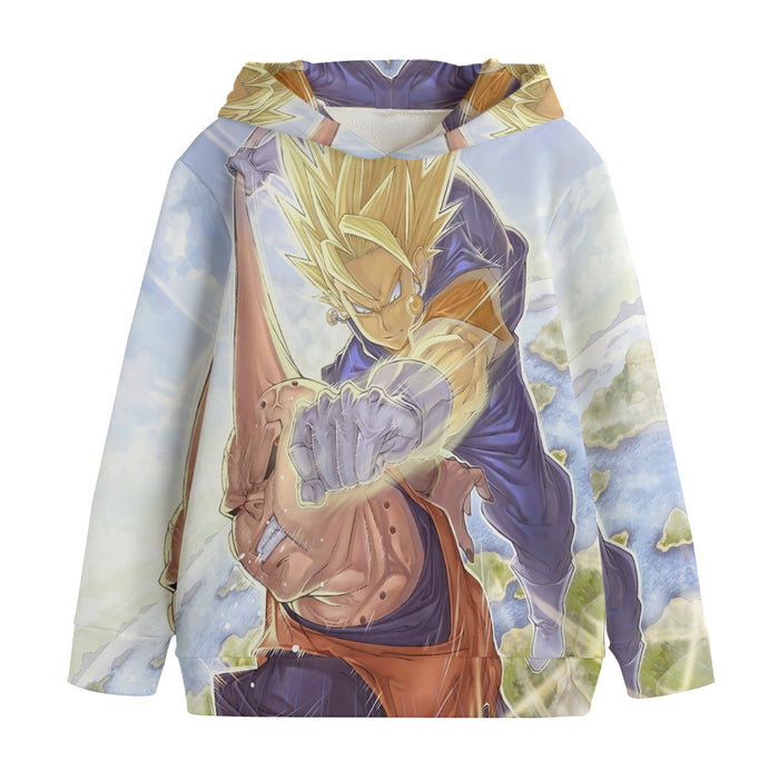 Dragon Ball Z Vegito Punching Super Buu Kids' Hoodie