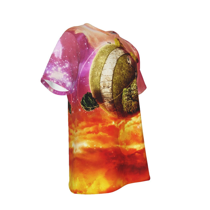 Dragon Ball Z Great King Kai Planet Cool Orange T-Shirt