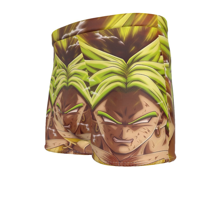 Dragon Ball Super Legendary Super Saiyan Broly White Eyes Custom Men's Boxer Briefs