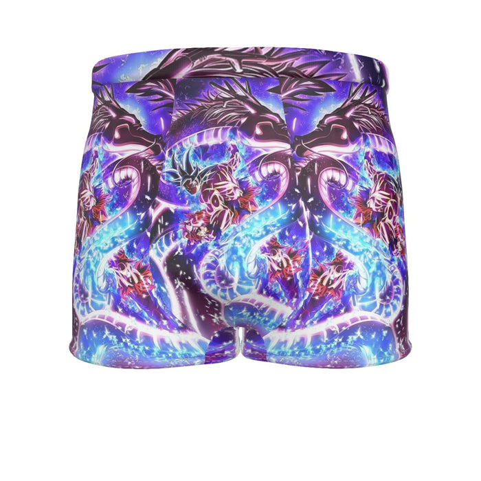 Dragon Ball Super Ultra Instinct Goku x Shenron Men Boxer Briefs