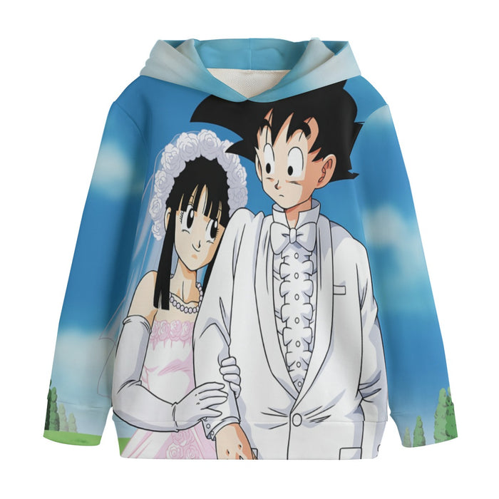 Dragon Ball Z Son Goku Newly Wed Couple Kids' Hoodie