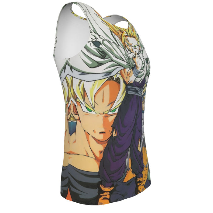 Dragon Ball Teen Gohan Super Saiyan Goku Vegeta Trunks Super Style Tank Top