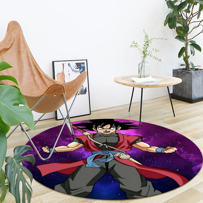 Dragon Ball Super Goku Black Future Saiyan Cool Casual Round Mat