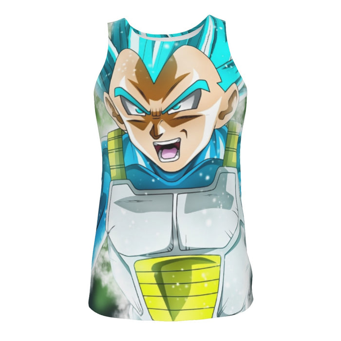 Dragon Ball Super Blue Vegeta Super Saiyan God Cool  Tank Top