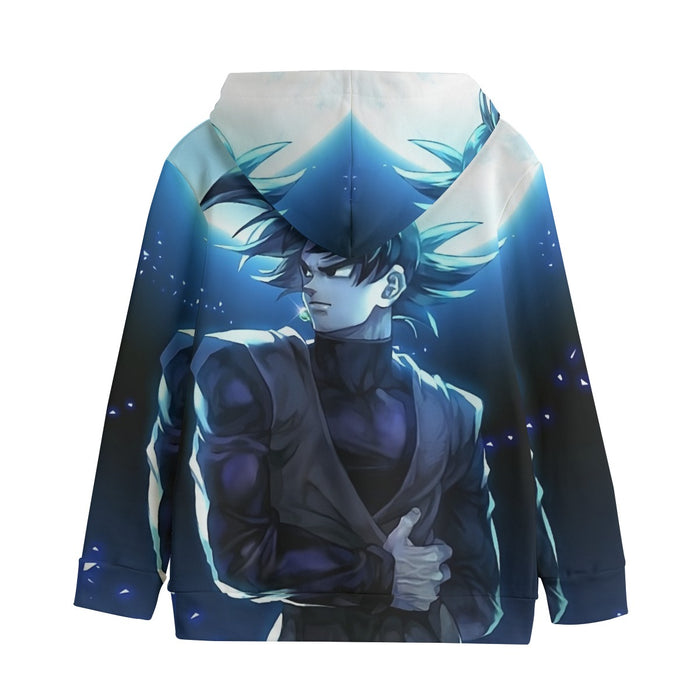 Dragon Ball Super Goku Black Cool Night Blue Sea Kids' Hoodie