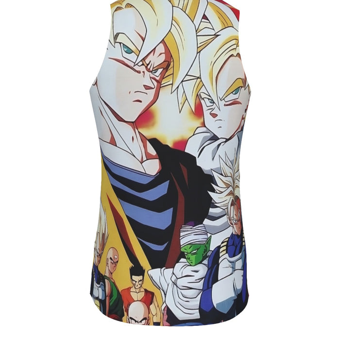 Dragon Ball Z Angry Super Saiyan Fighters Tank Top