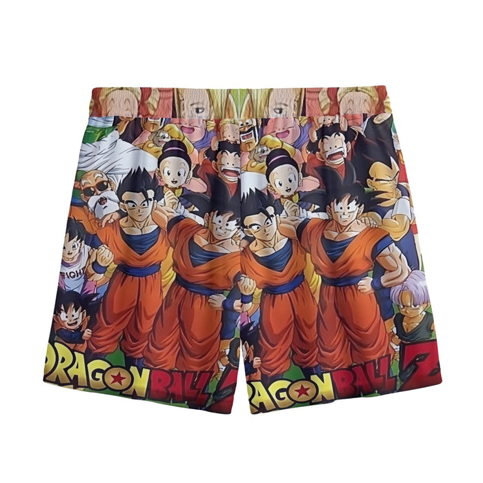 Dragon Ball Z Dragon Ball Characters Happiness Design Mesh Shorts