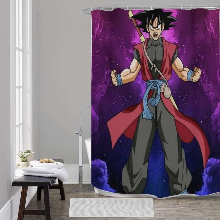 Dragon Ball Super Goku Black Future Saiyan Cool Casual Shower Curtain