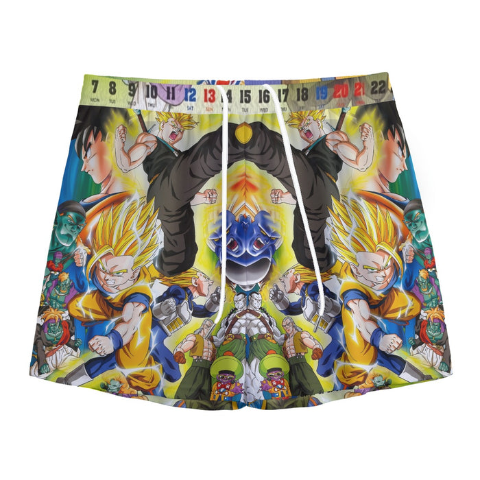 Dragon Ball Gohan Kid Super Saiyan Villain Vibrant Color Design  Mesh Shorts