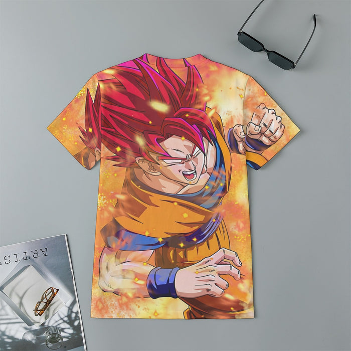 Dragon Ball Super Goku Rage Red Ultra Instinct Dope Kids T-Shirt