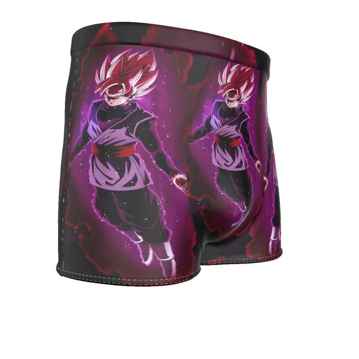 Dragon Ball Black Goku Rose 2 Ultra Instinct Dope 3D Men's Boxer Briefs