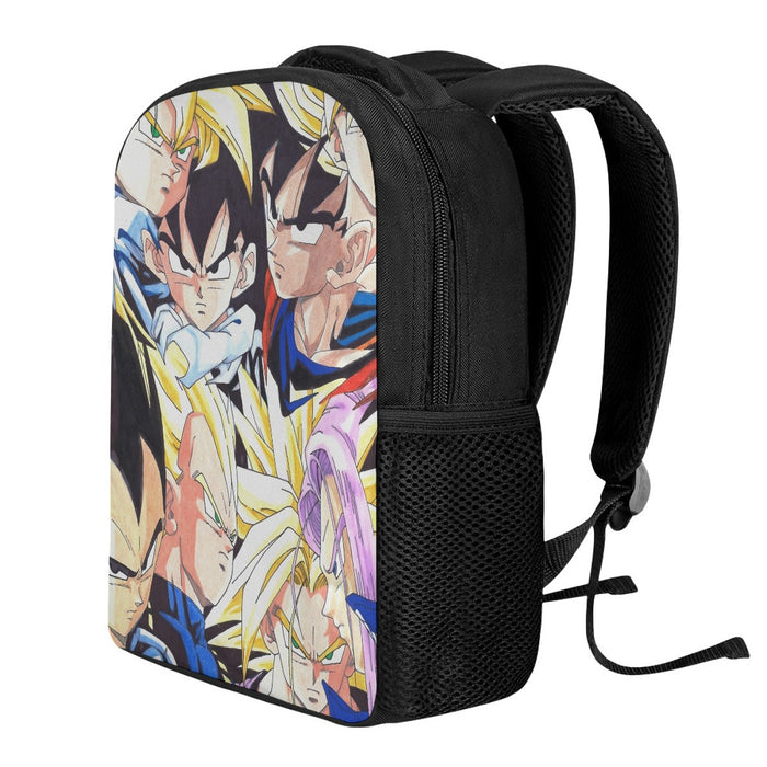 Dragon Ball Goku Vegeta Trunks Gohan Super Saiyan Cool Trending Design Backpack