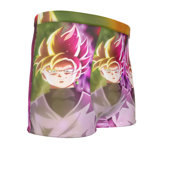 Dragon Ball Super Saiyan Black Goku Rose 2 Epic Style Men's Boxer Briefs