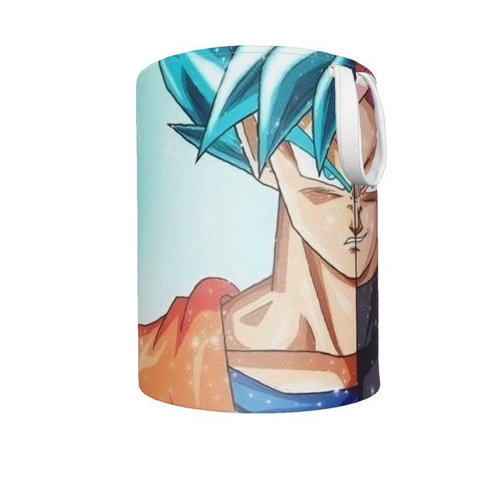 DBZ Goku SSGSS Black Rose Super Saiyan Portraits Dope Laundry Basket