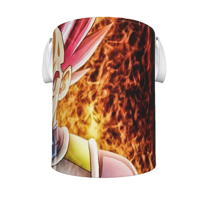 Dragon Ball Super Saiyan God Red Vegeta Cool Casual Laundry Basket