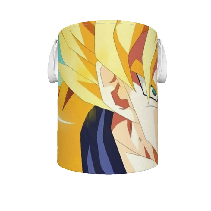 Dragon Ball Goku Super Saiyan Hero Thunder Design Street Style Laundry Basket