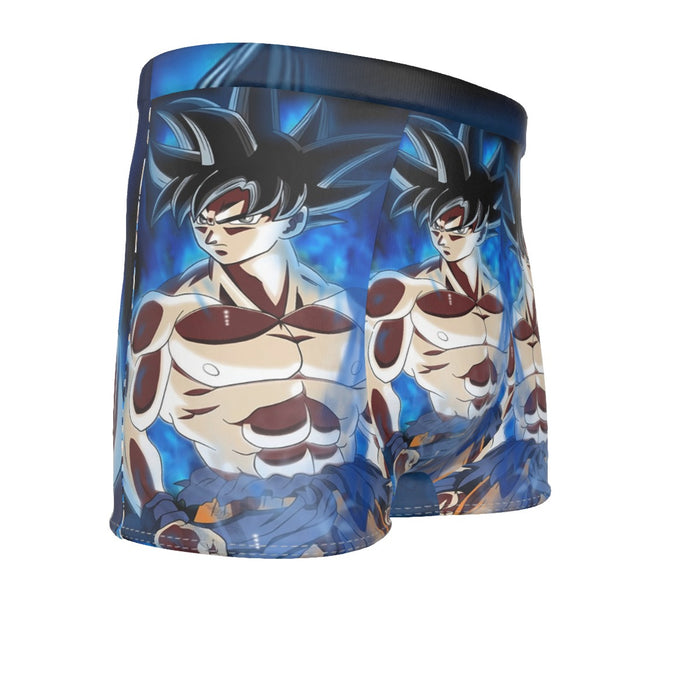 Dragon Ball Super Goku Kaioken Cool Purple Aura Casual Men's Boxer Briefs