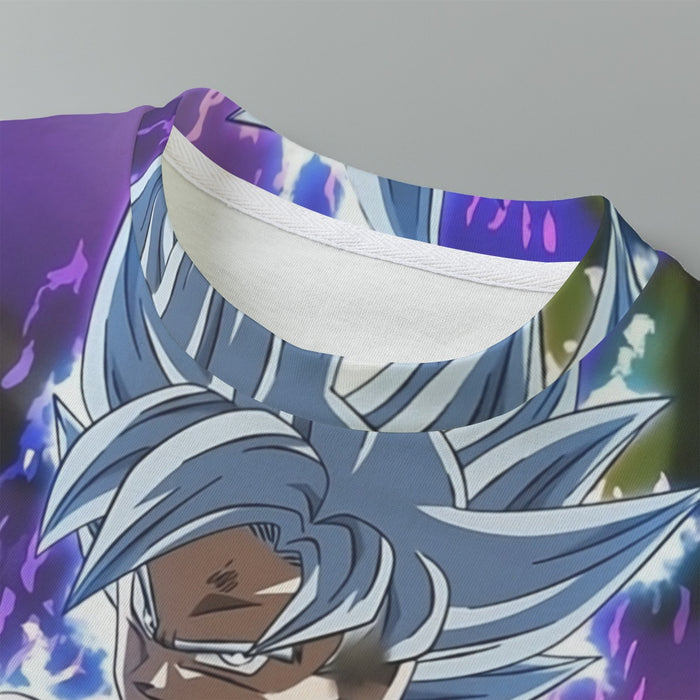 Dragon Ball Goku Ultra Instinct Power Up Vibrant 3D Kids T-Shirt