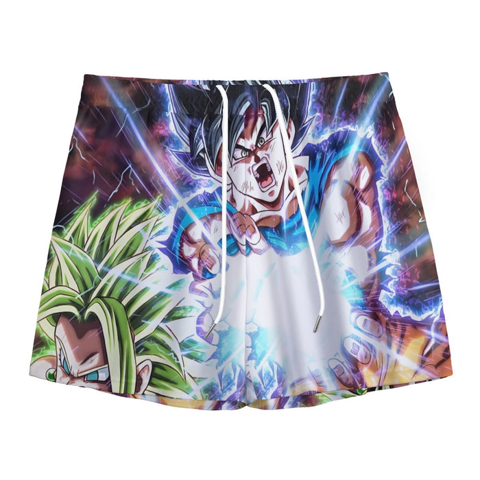 Dragon B Z Son Goku Powerful Kamehameha Released Mesh Shorts