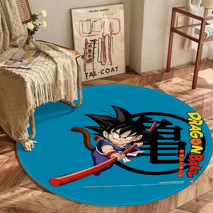 Young Goku Round Mat