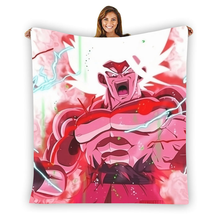 Goku Super Saiyan White Omni God Transformation Blanket